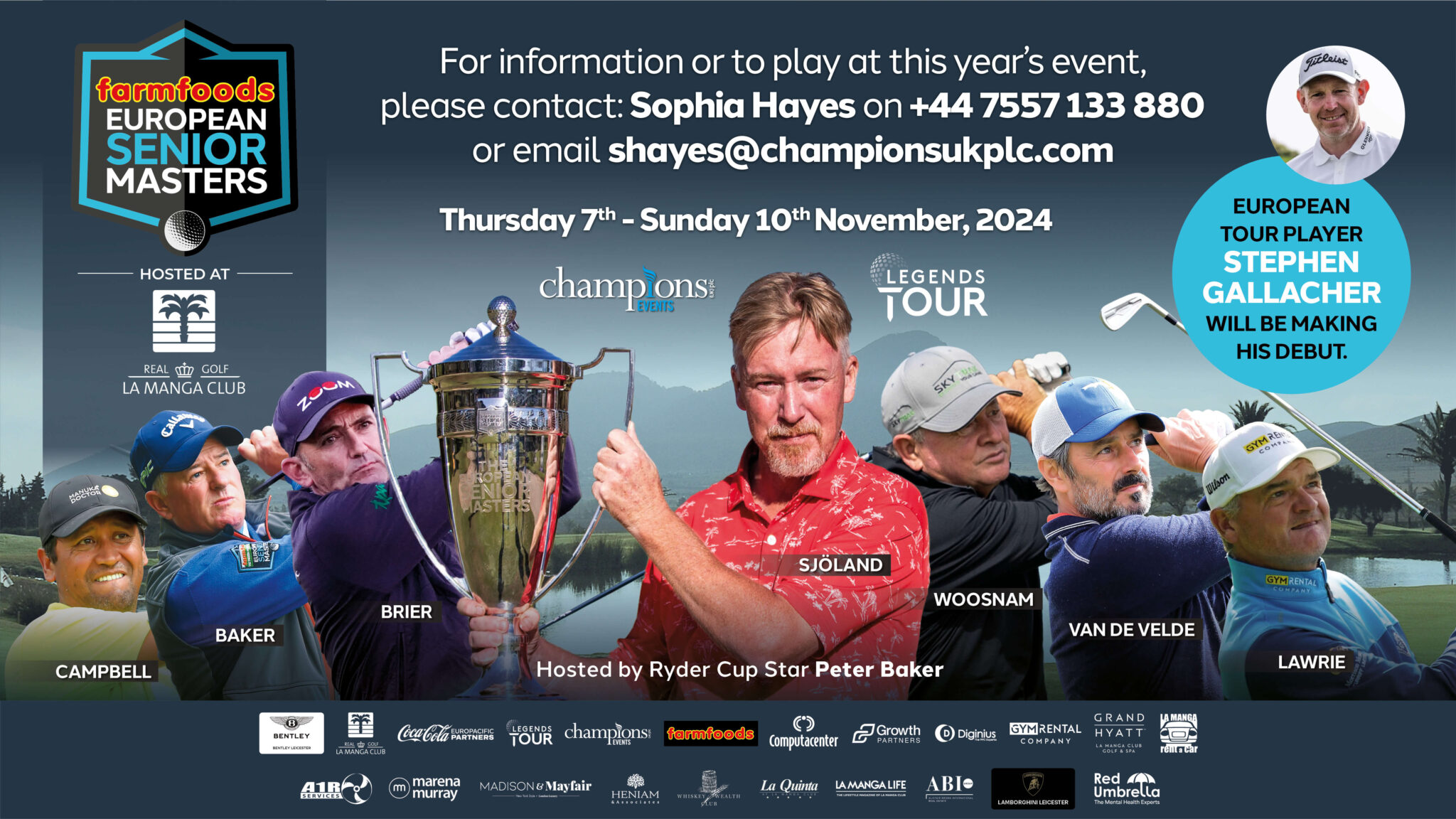 FARMFOODS EUROPEAN SENIOR MASTERS SETS RECORD PRIZE POOL FOR 2024